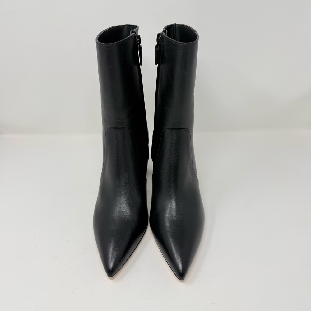 New Stuart Weitzman Renegade Ankle Bootie Black Leather Sz 8.5 - Picture 7 of 13